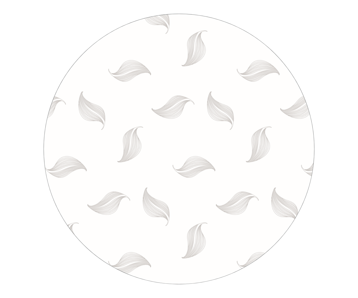 Amani Bebe Organic Standard Fitted Sheet - Grey Leaf