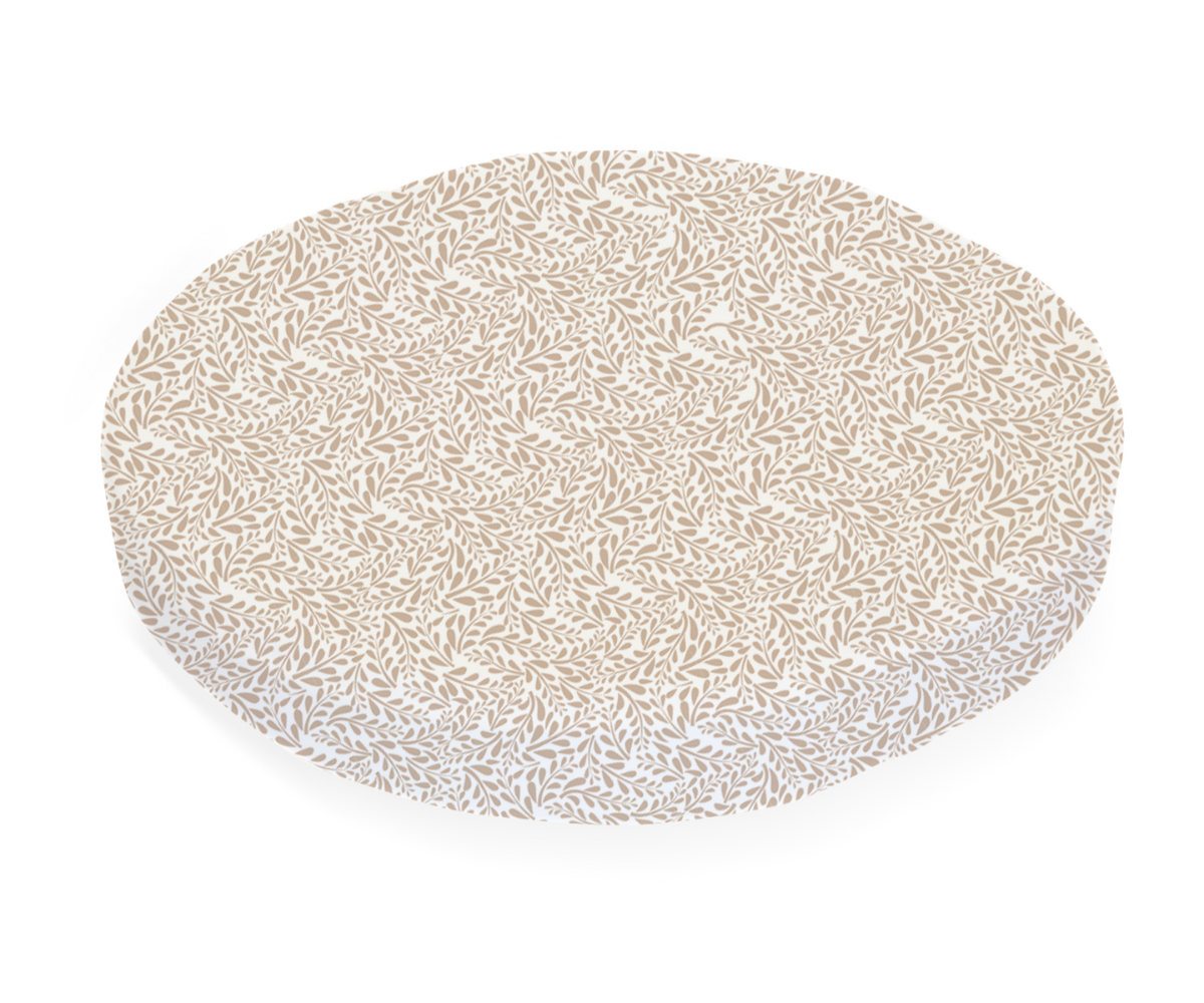 Amani Bebe Round Fitted Sheet - Reed