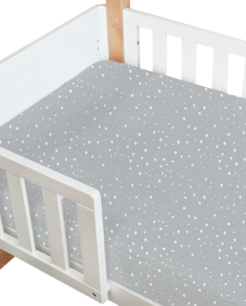 Amani Bebe Standard Fitted Sheet - Drops