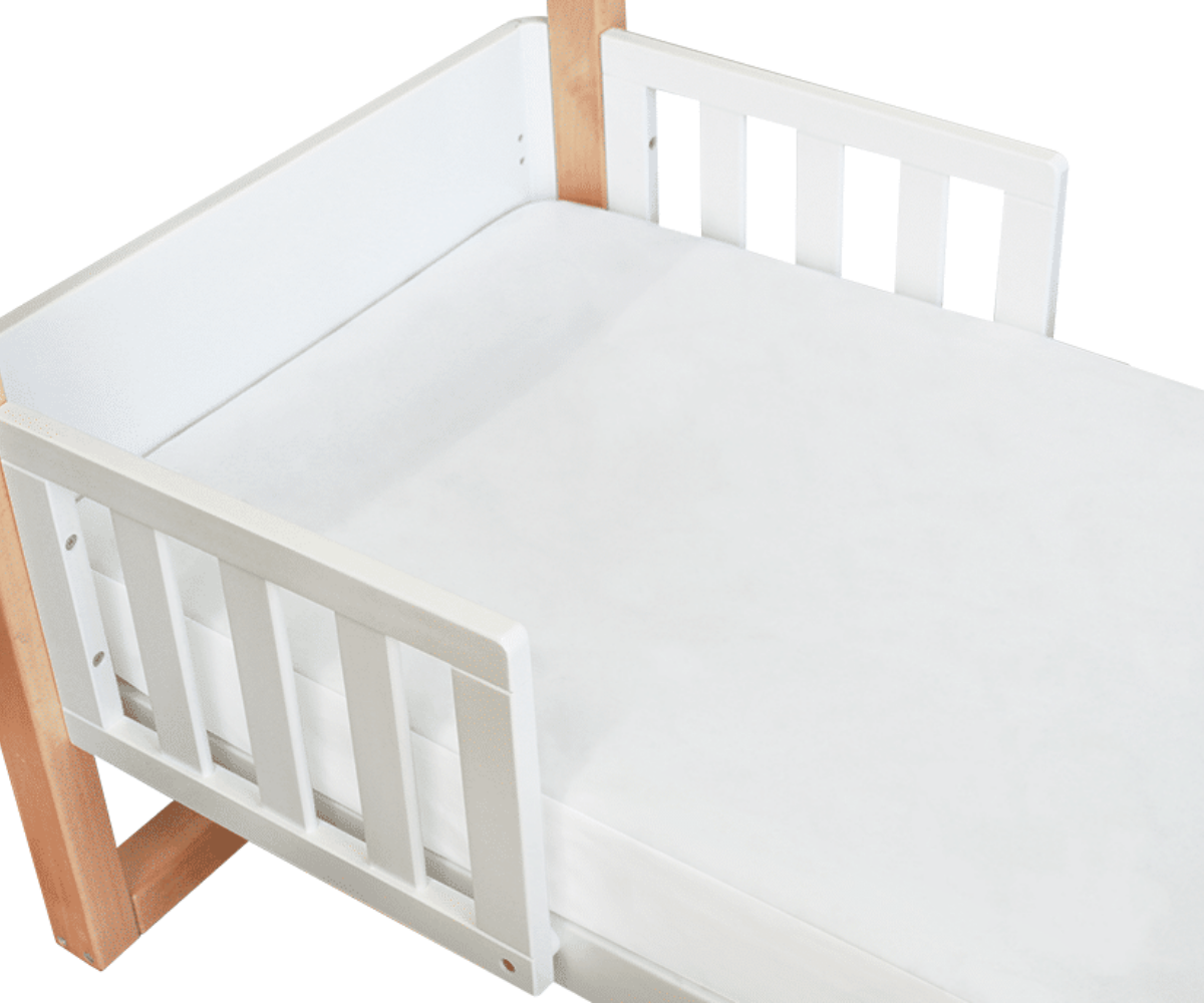 Amani Bebe Standard Fitted Sheet - White