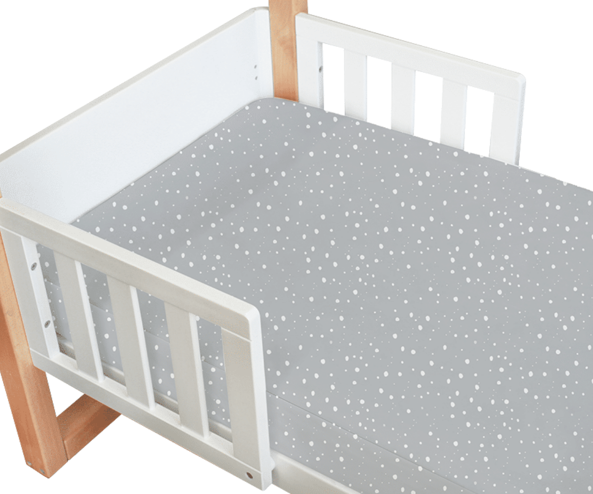 Amani Bebe Compact Fitted Sheet - Drops
