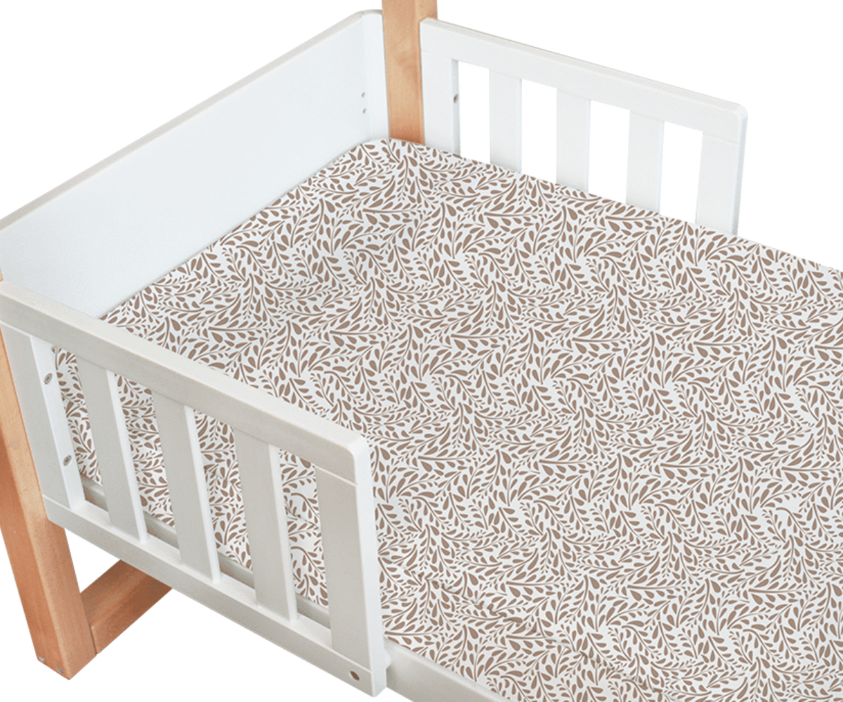 Amani Bebe Compact Fitted Sheet - Reed