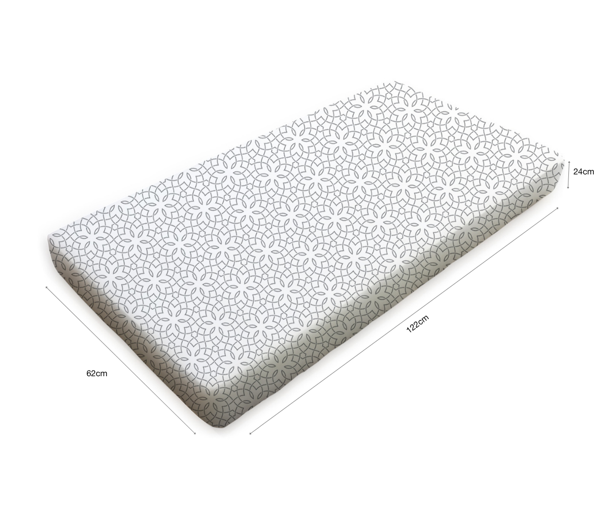 Amani Bebe Compact Fitted Sheet - Mosaic