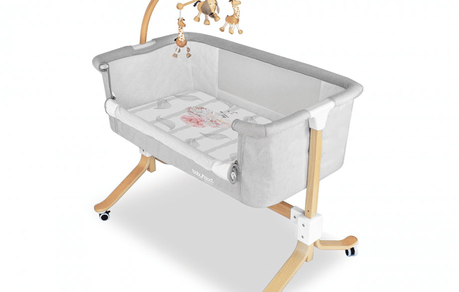 Amani Bebe Organic Jersey Cotton Cradle Fitted Sheet - Vintage Floral
