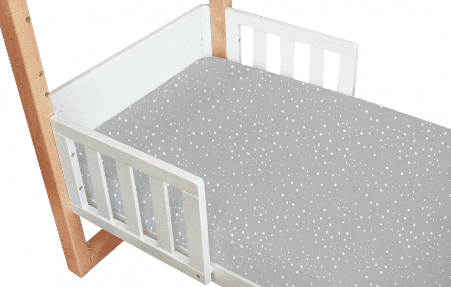 Amani Bebe Standard Fitted Sheet - Drops