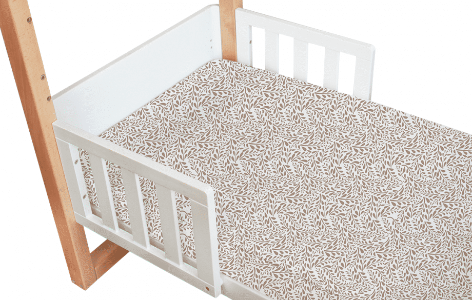 Amani Bebe Standard Fitted Sheet - Reed