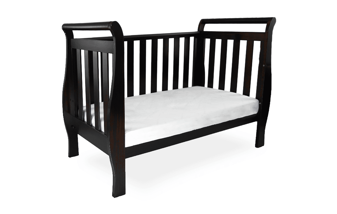 Georgia Sleigh Cot and Change Table babyhood