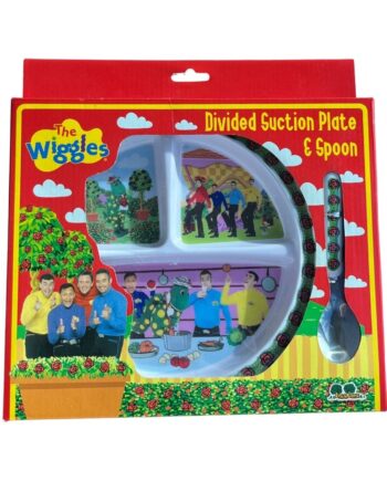 Wiggles Divided Suction Plate and Spoon