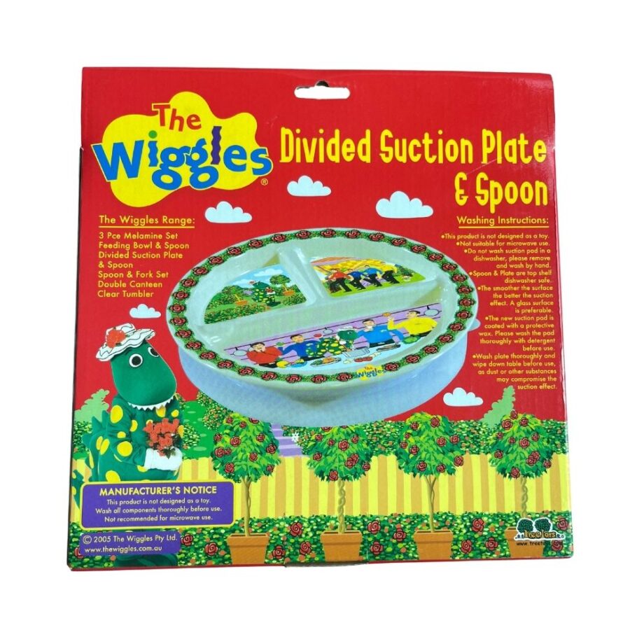 Wiggles Divided Suction Plate and Spoon