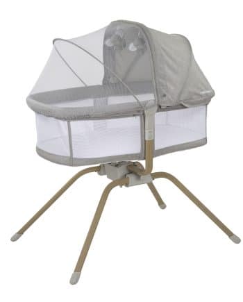 Rocking Travel Bassinet - Light Grey