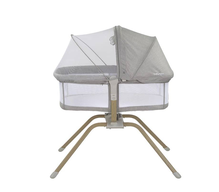 Rocking Travel Bassinet - Light Grey