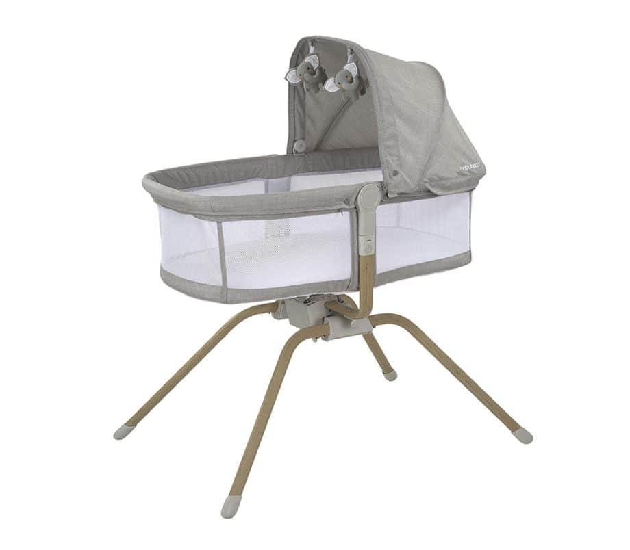 Rocking Travel Bassinet - Light Grey