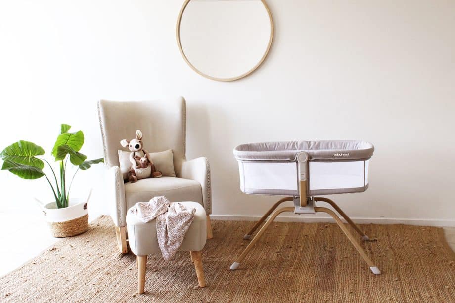 Rocking Travel Bassinet - White