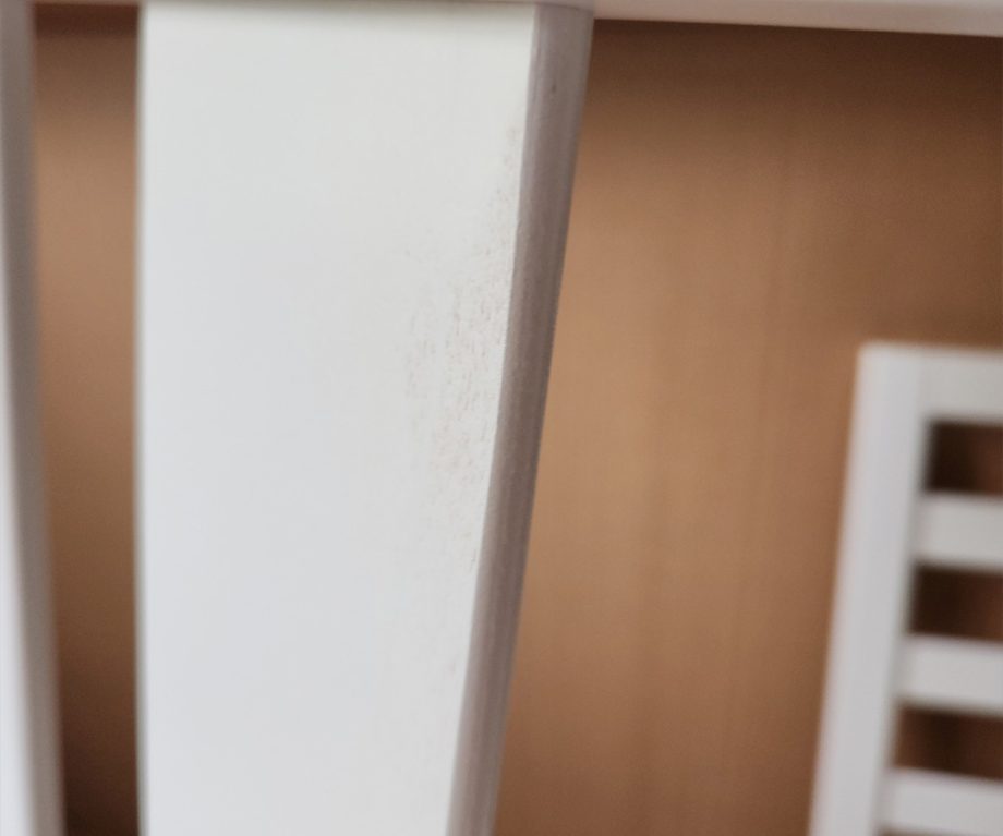 Sleigh Chest of Drawers and Change Table White - Factory Seconds