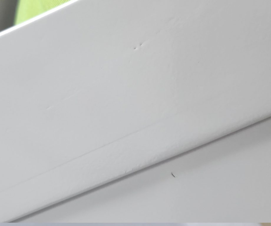 Sleigh Chest of Drawers and Change Table White - Factory Seconds