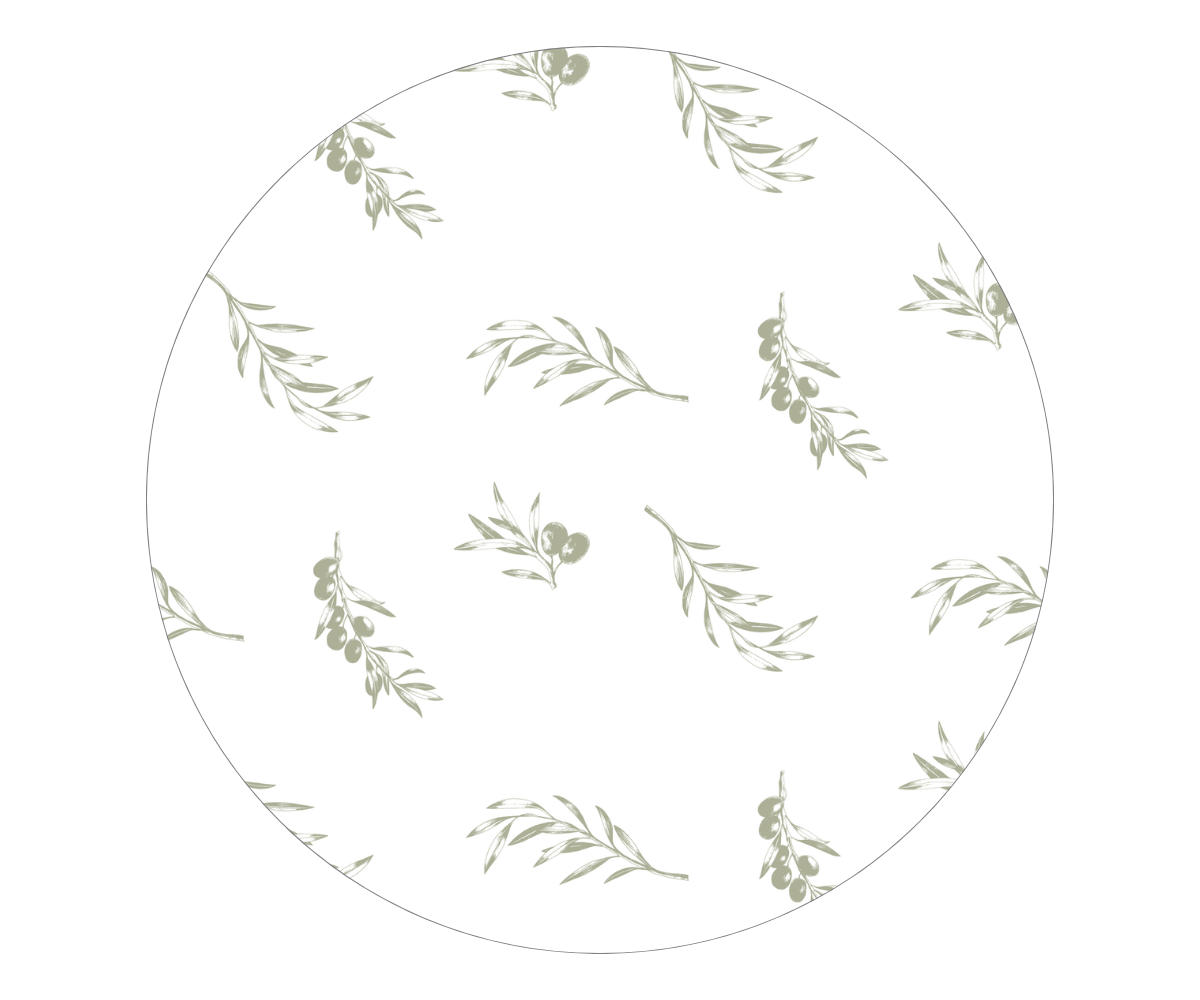 Amani Bebe Standard Fitted Sheet - Olive