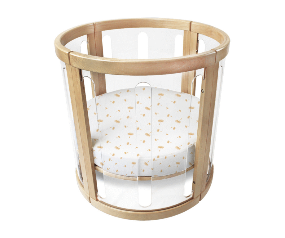 Amani Bebe Round Fitted Sheet - Dandelion