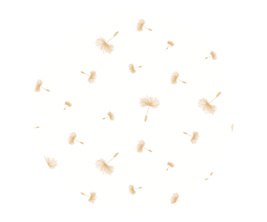 Amani Bebe Standard Fitted Sheet - Dandelion