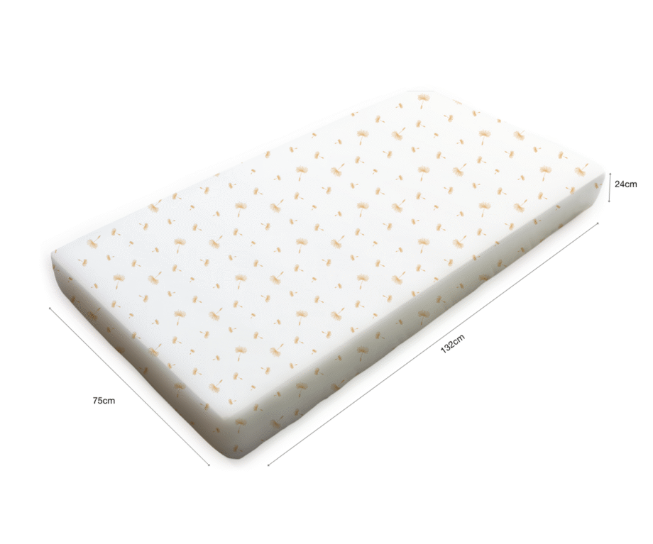 Amani Bebe Standard Fitted Sheet - Dandelion