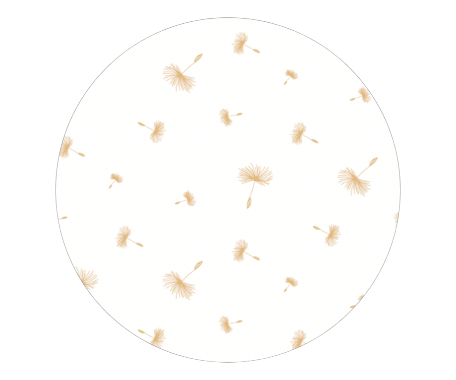 Amani Bebe Jersey Cotton Porta Cot Fitted Sheet - Dandelion
