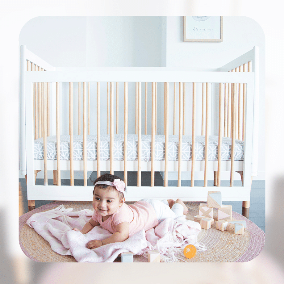 Riya Cot Bundle & Save - Diva Ice Grey - Bamboo Mattress