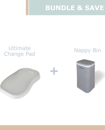 Ultimate Change Pad Steel Bundle & Save - Nappy Bin