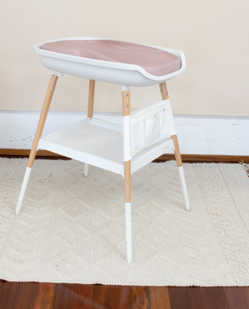 Scandi Change Table and Ultimate Change Pad Blush