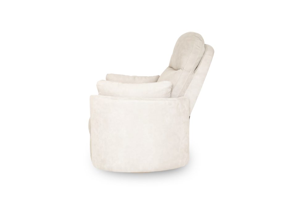 Firenza Electric Feeding and Recliner Glider Chair - Ivory
