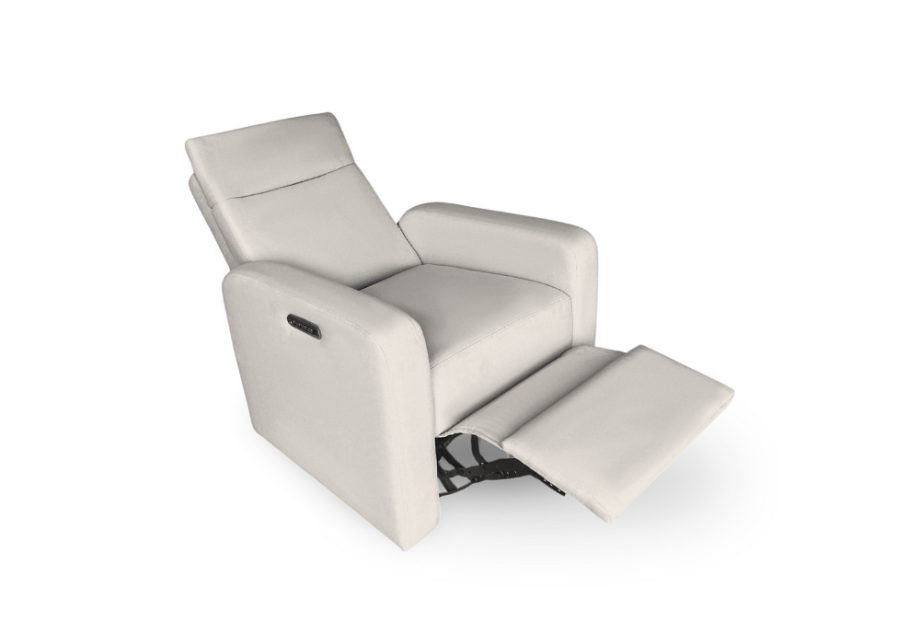 Roma Electric Feeding Glider Chair - Latte