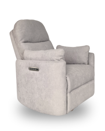 Firenza Electric Feeding and Recliner Glider Chair - Latte