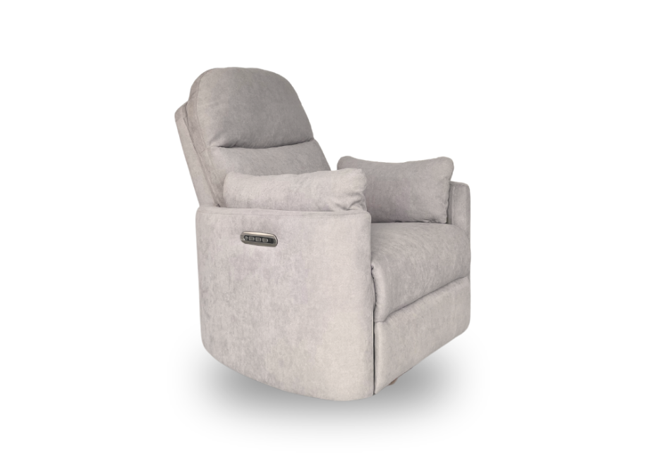 Firenza Electric Feeding and Recliner Glider Chair - Latte