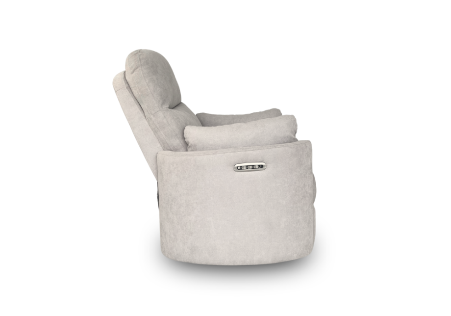 Firenza Electric Feeding and Recliner Glider Chair - Latte
