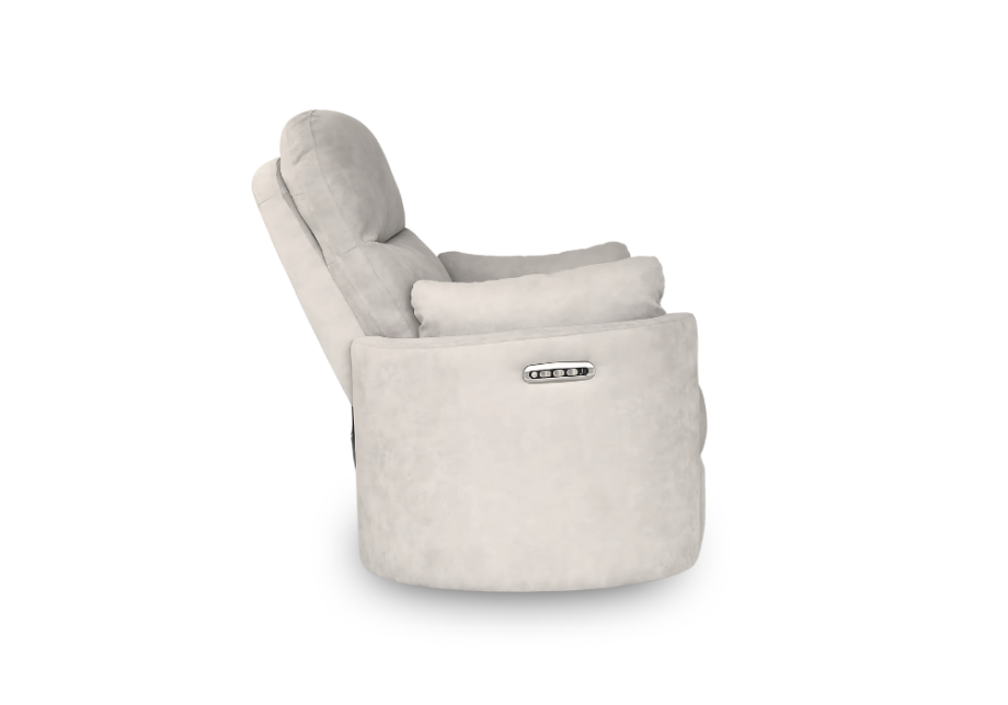 Firenza Electric Feeding and Recliner Glider Chair - Latte