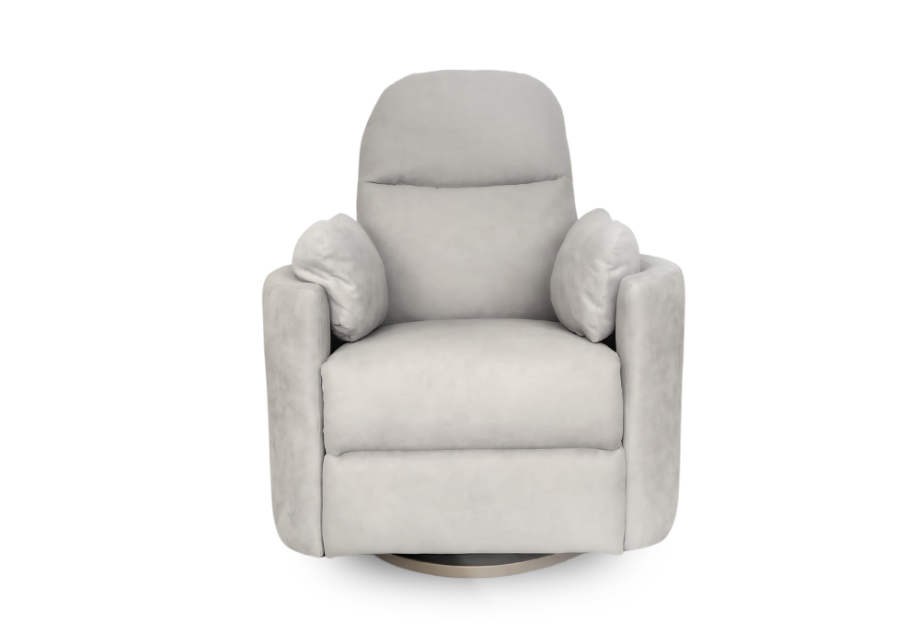Firenza Electric Feeding and Recliner Glider Chair - Latte