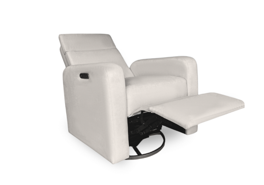 Roma Electric Feeding Glider Chair - Latte