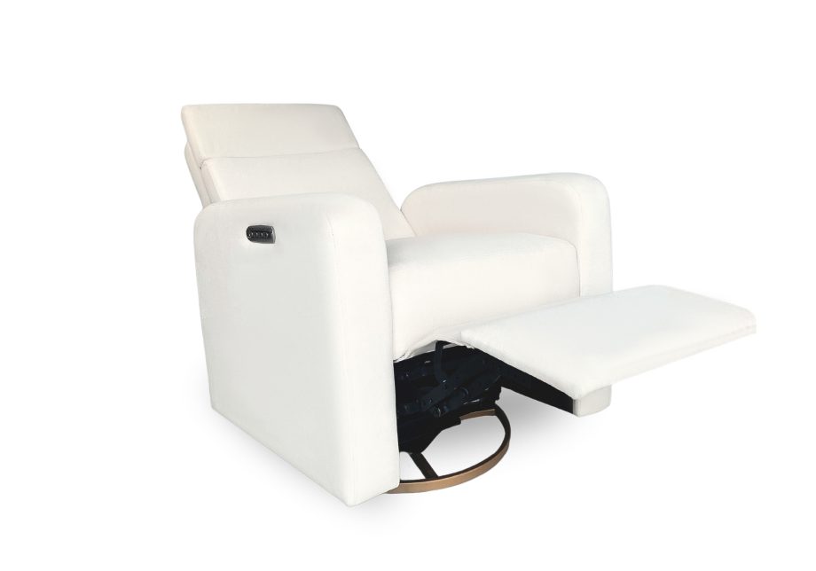 Roma Electric Feeding Glider Chair - Ivory