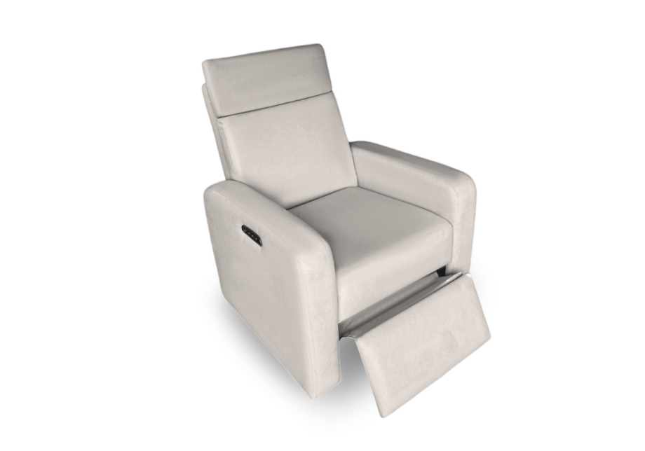 Roma Electric Feeding Glider Chair - Latte