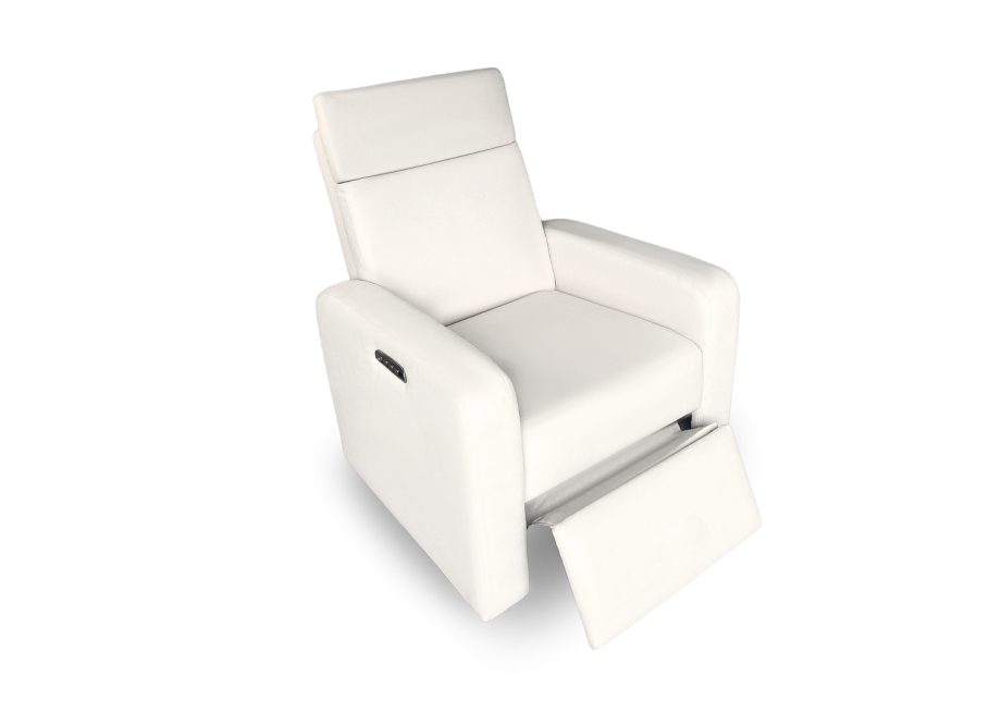 Roma Electric Feeding Glider Chair - Ivory