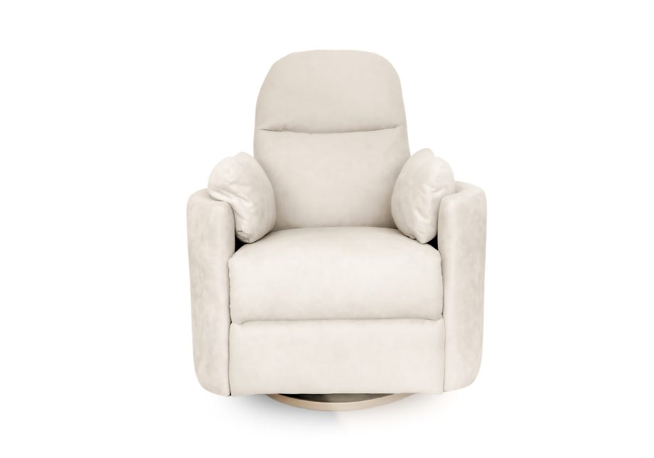 Firenza Electric Feeding and Recliner Glider Chair - Ivory