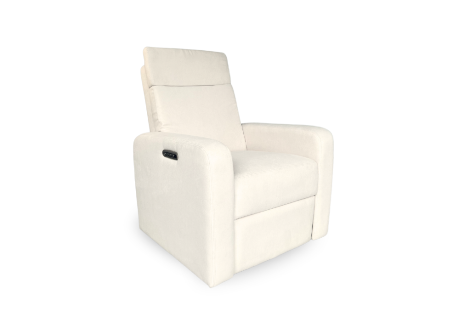 Roma Electric Feeding Glider Chair - Ivory