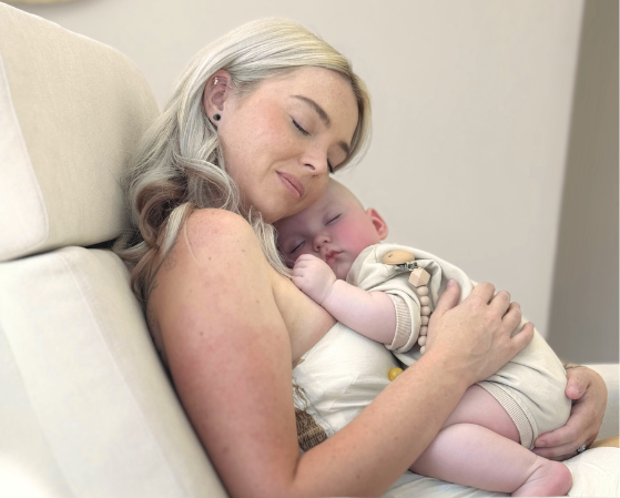 Sleeping Mother and Baby Sleeping Mother and Baby