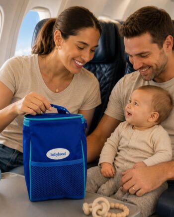 Insulated Baby Bottle Warmer & Cooler Bag | Blue