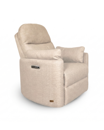 Firenza Electric Feeding and Recliner Glider Chair - Sandstone