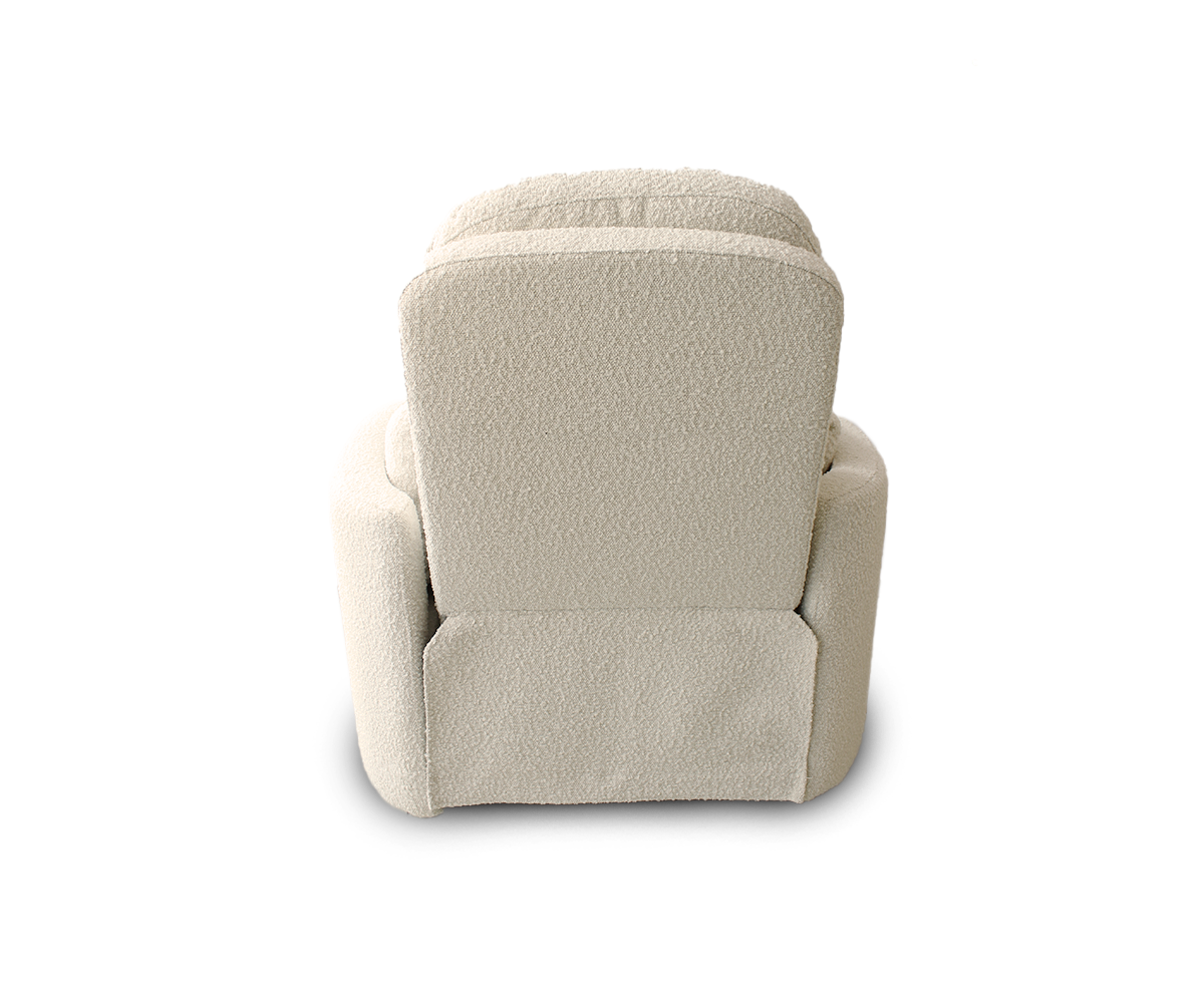 Firenza Electric Feeding and Recliner Glider Chair - Cream Boucle Limited Edition