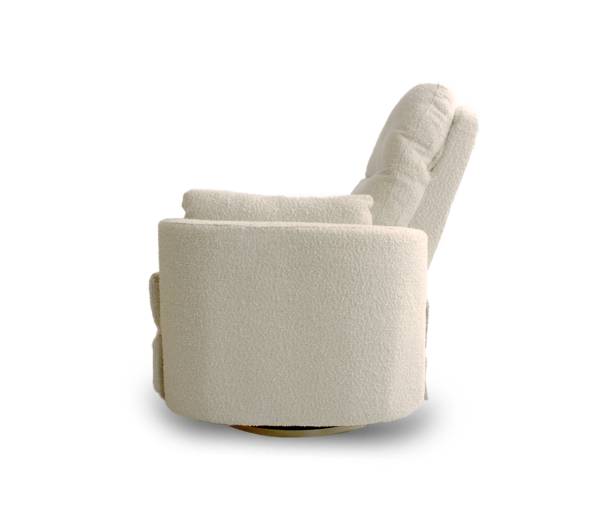 Firenza Electric Feeding and Recliner Glider Chair - Cream Boucle Limited Edition